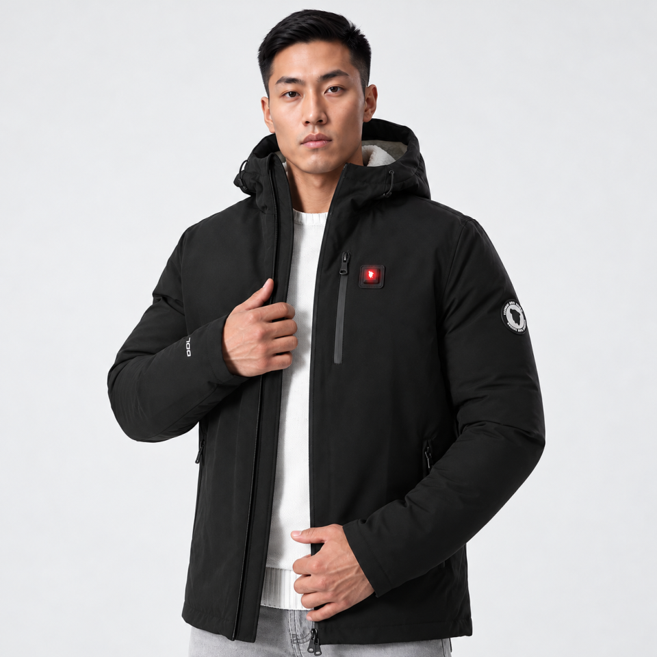 Doudoune Chauffante Doublure Laine Concord Noir
