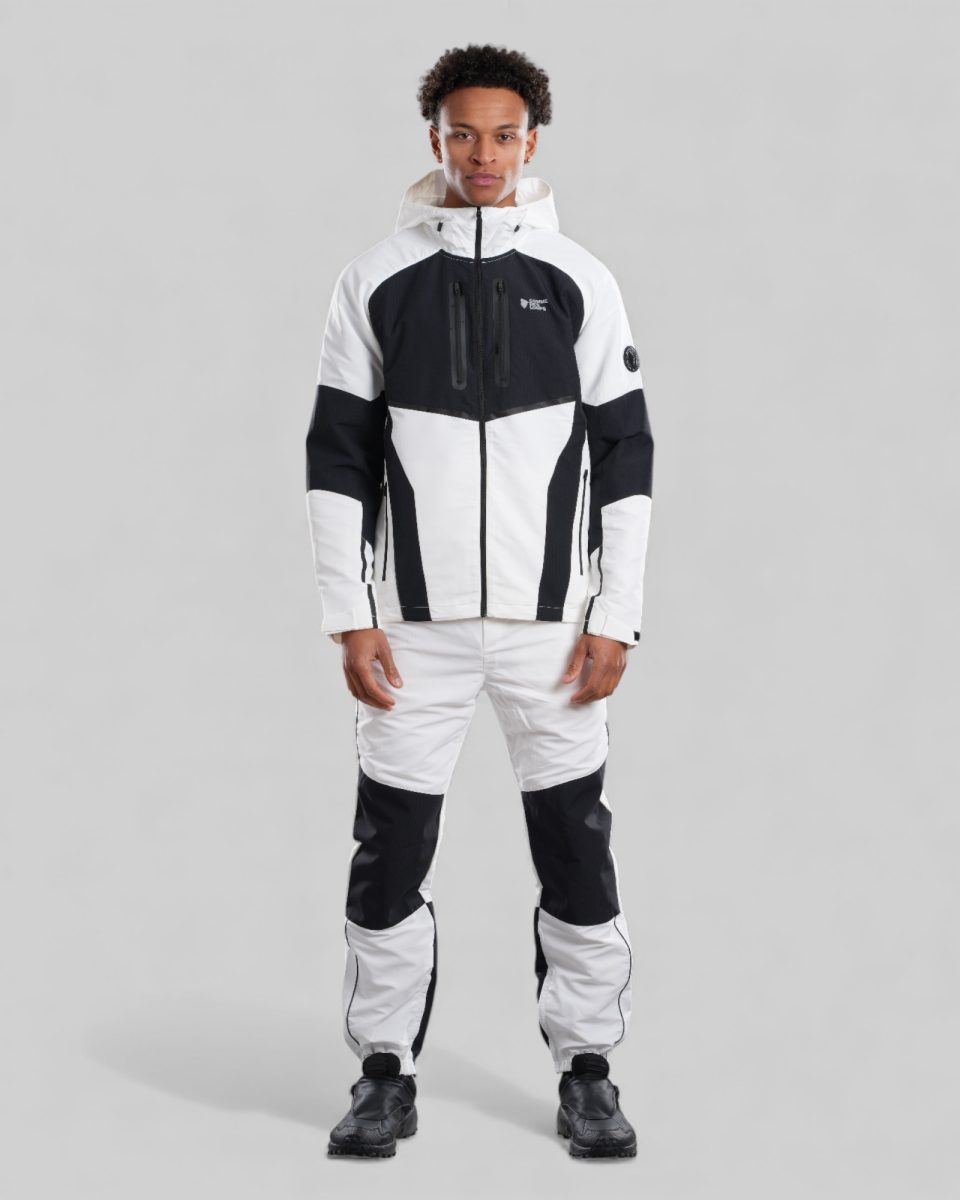 Survetement homme GROUND Blanc Noir
