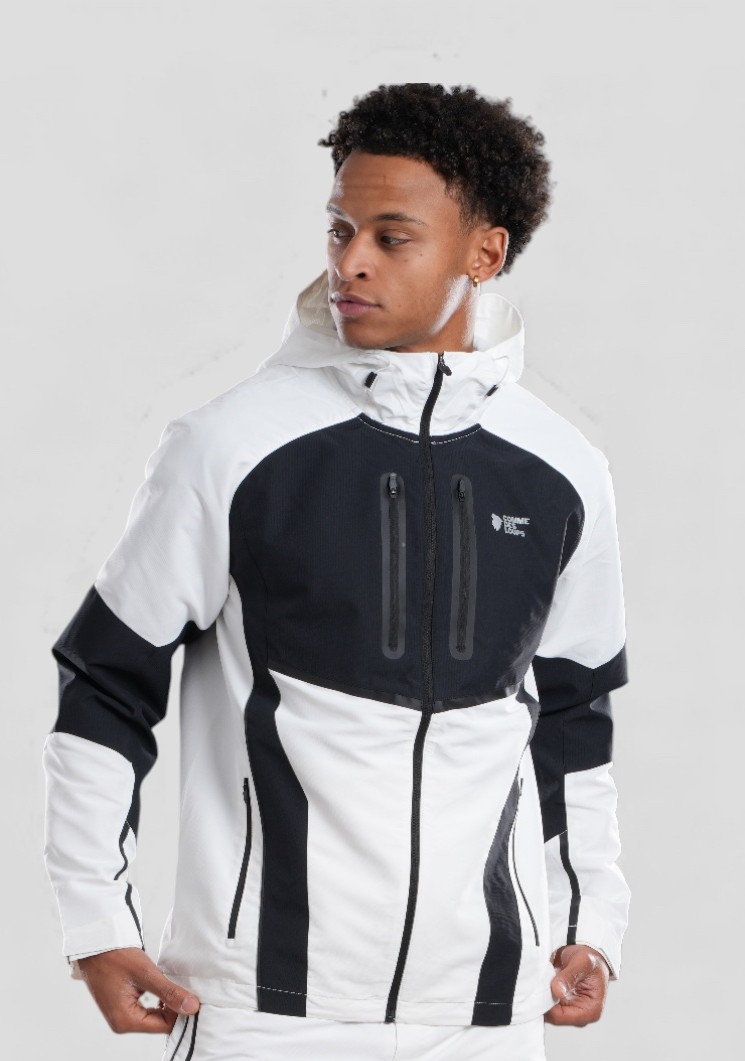 Veste Homme Ground Blanc Noir
