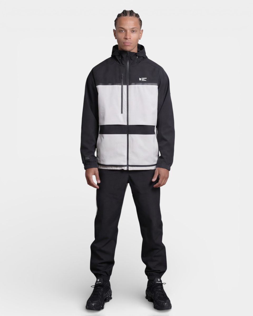 Survetement homme SUPREME Gris Noir Blanc