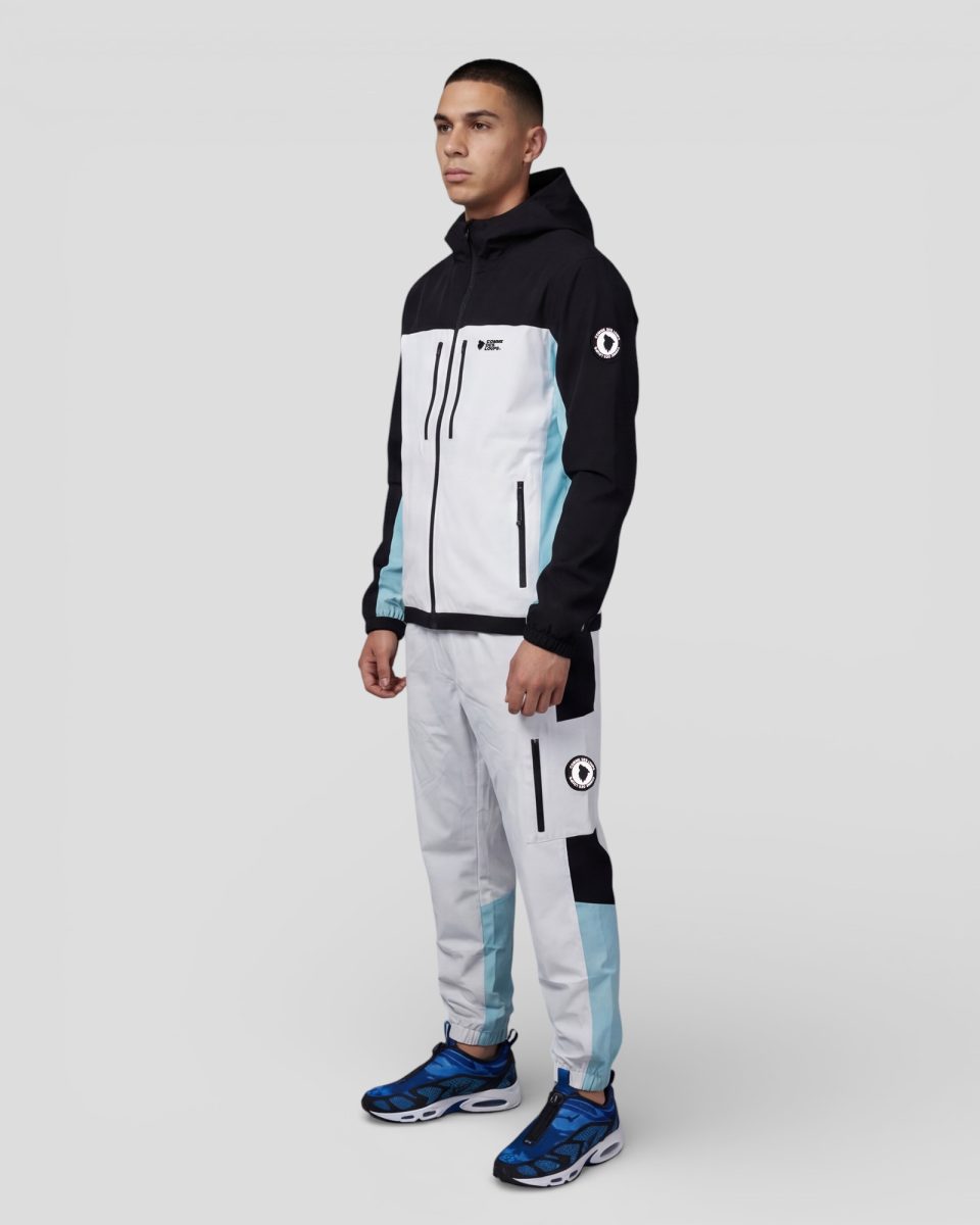 Survetement homme COBRA Blanc Océan Bleu