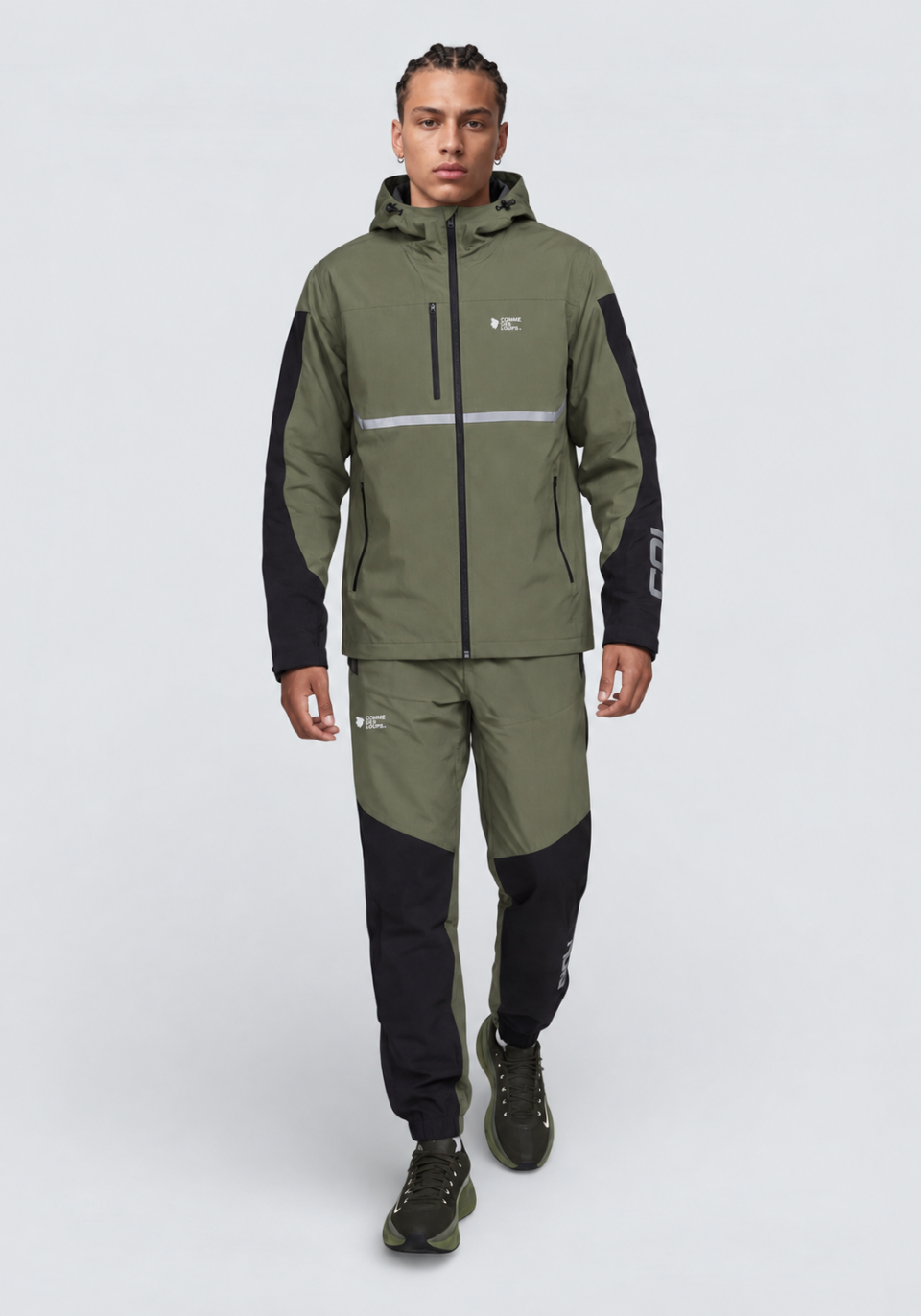 Survetement homme ALKOR Kaki-Noir
