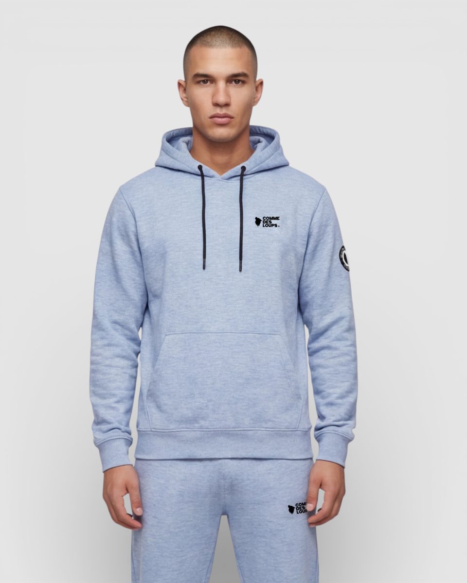 Sweat Capuche SWEATY Bleu Ciel