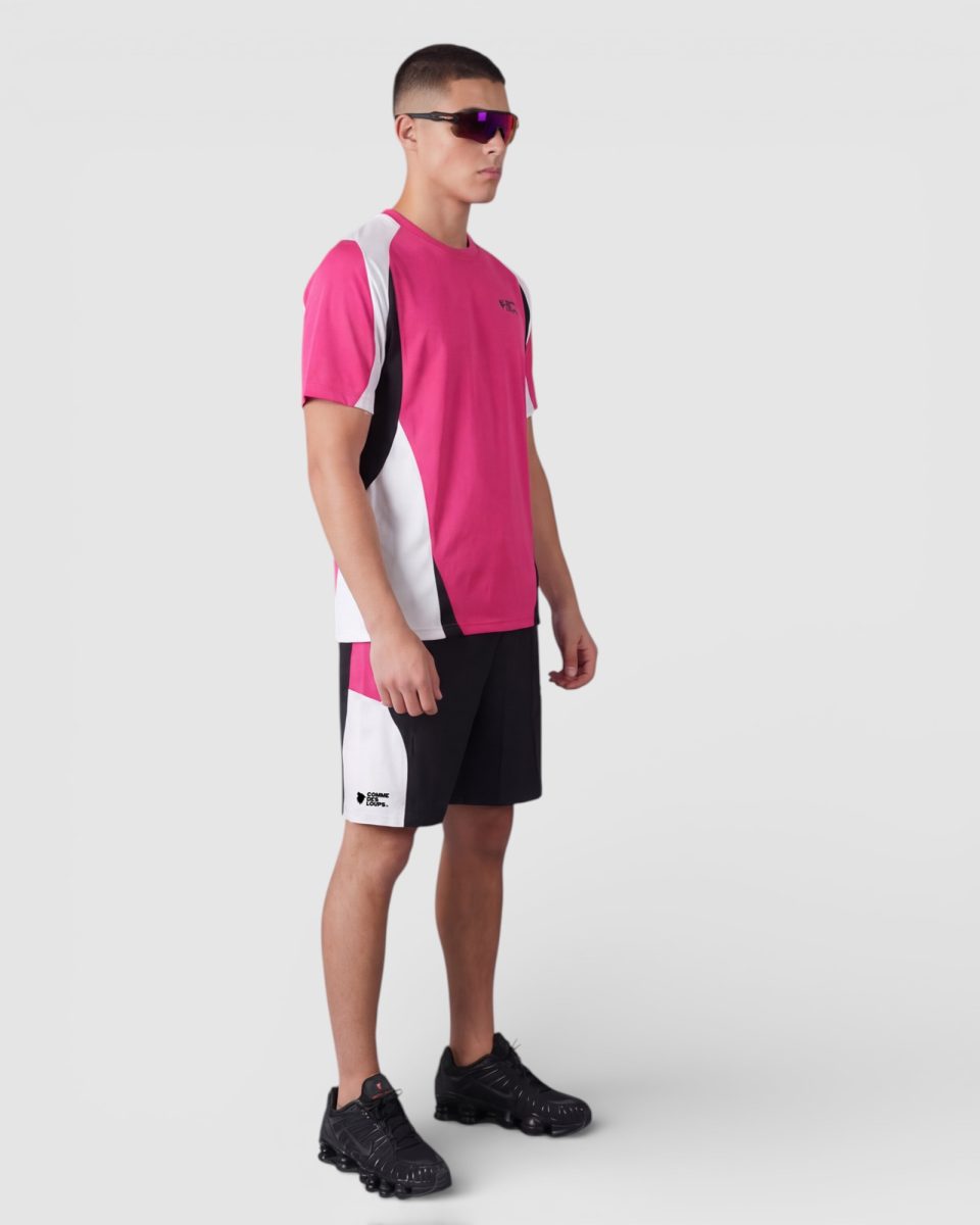 Ensemble Short T-Shirt WAVE Fuchsia