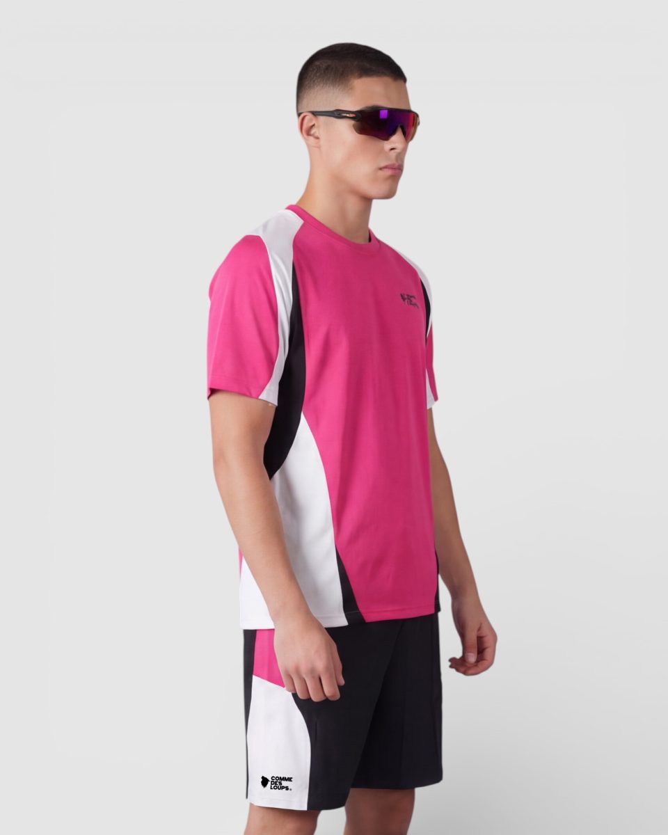Tee-Shirt Comme Des Loups WAVE Fushia