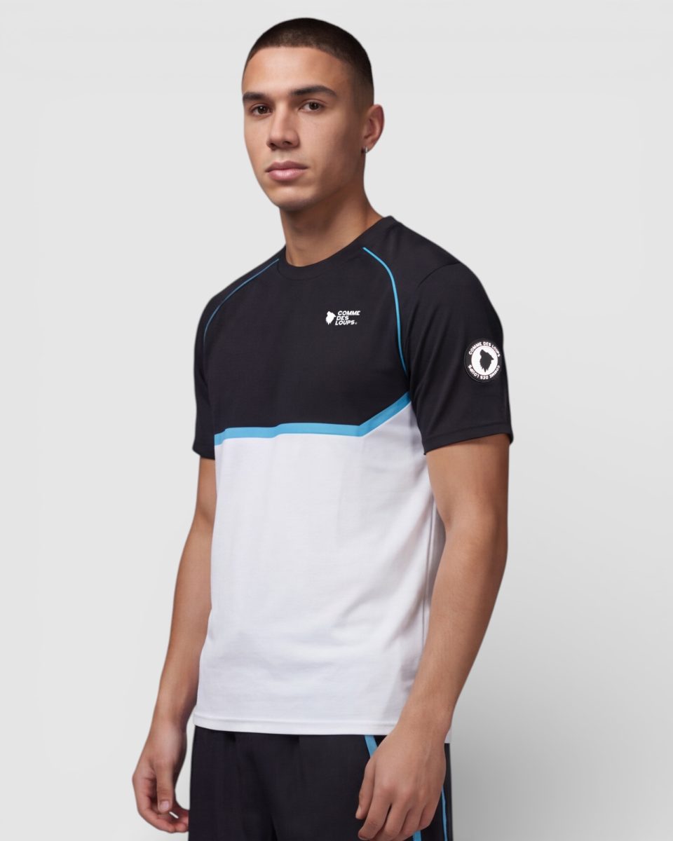 Tee-Shirt Comme Des Loups BALTIRUN Noir Blanc Océan