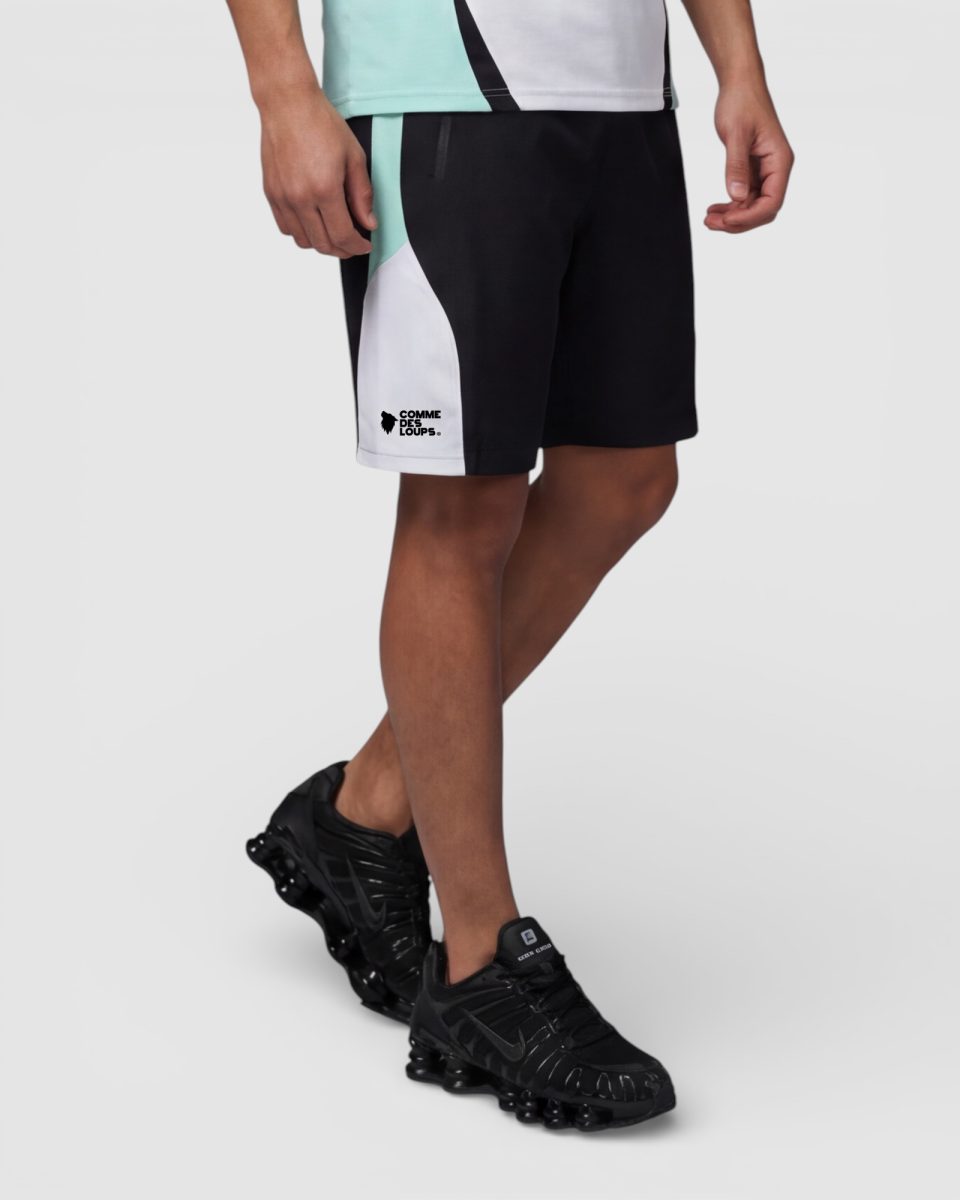 Short Comme Des Loups WAVE Noir Vert Blanc
