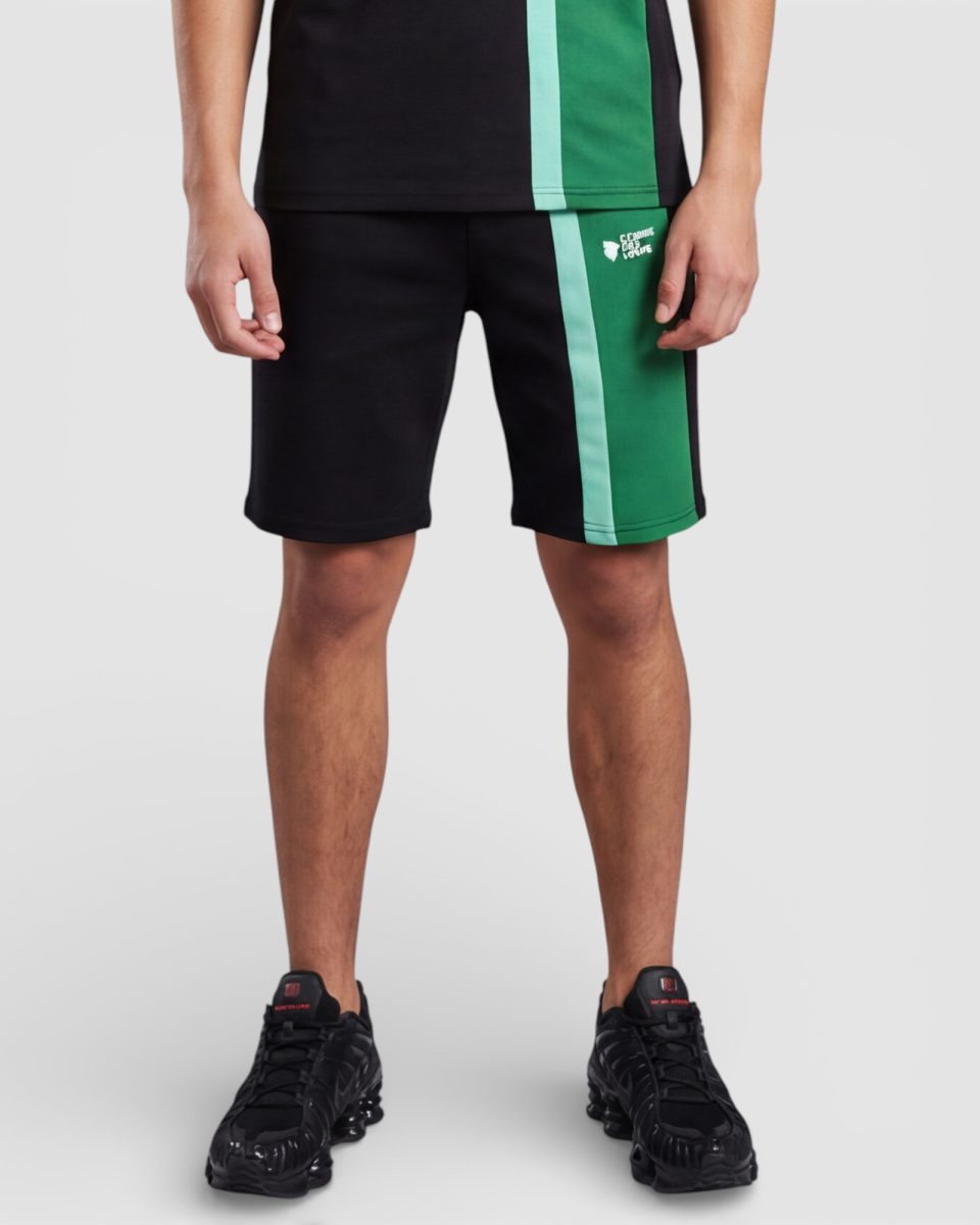 Short Comme Des Loups AMALFI Noir Vert