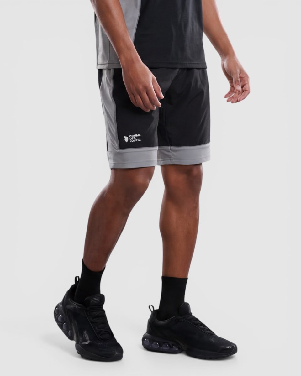Short Homme Neon Noir-Gris