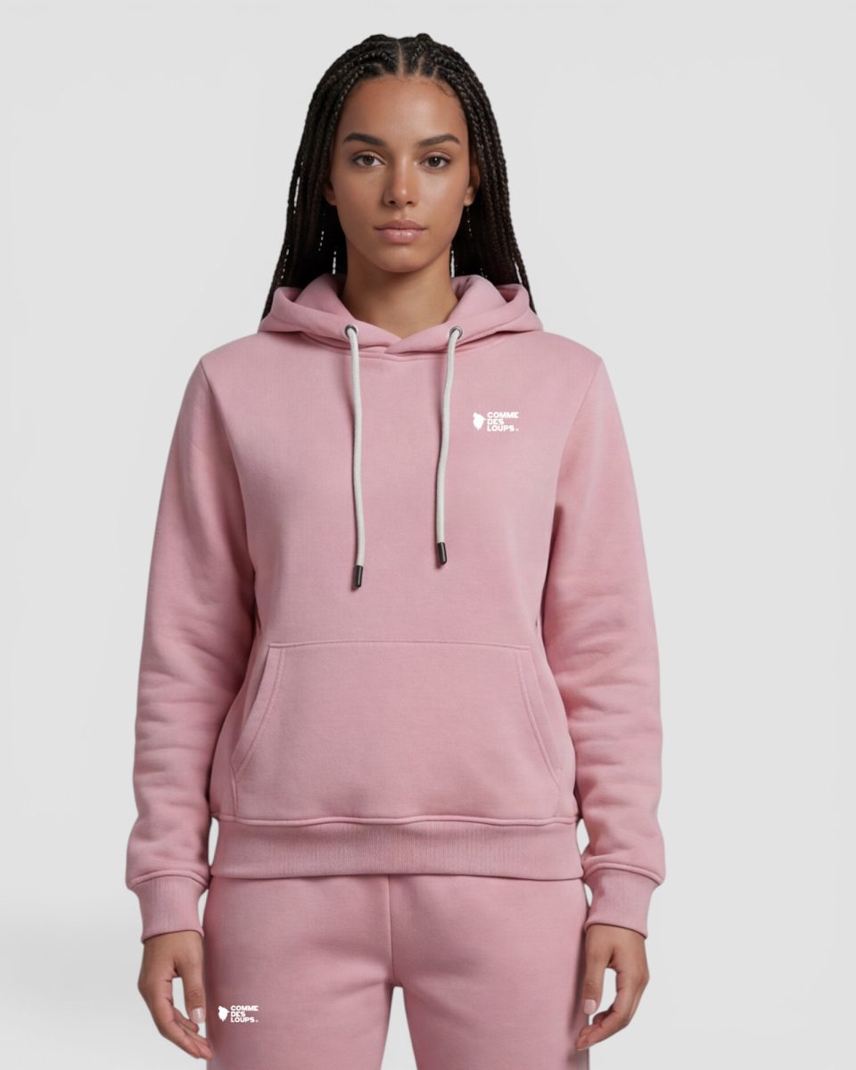 Sweat Capuche Femme PORTLAND Rose