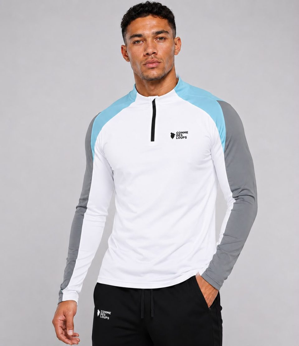 Tee-Shirt Manche Longue Comme Des Loups EMUL Blanc