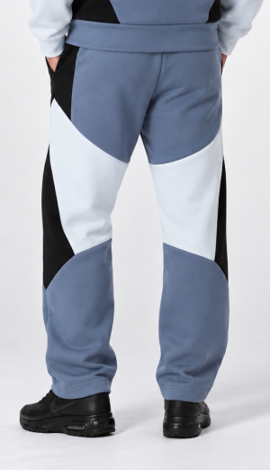 Vue arrière en tenue sport color-blockff