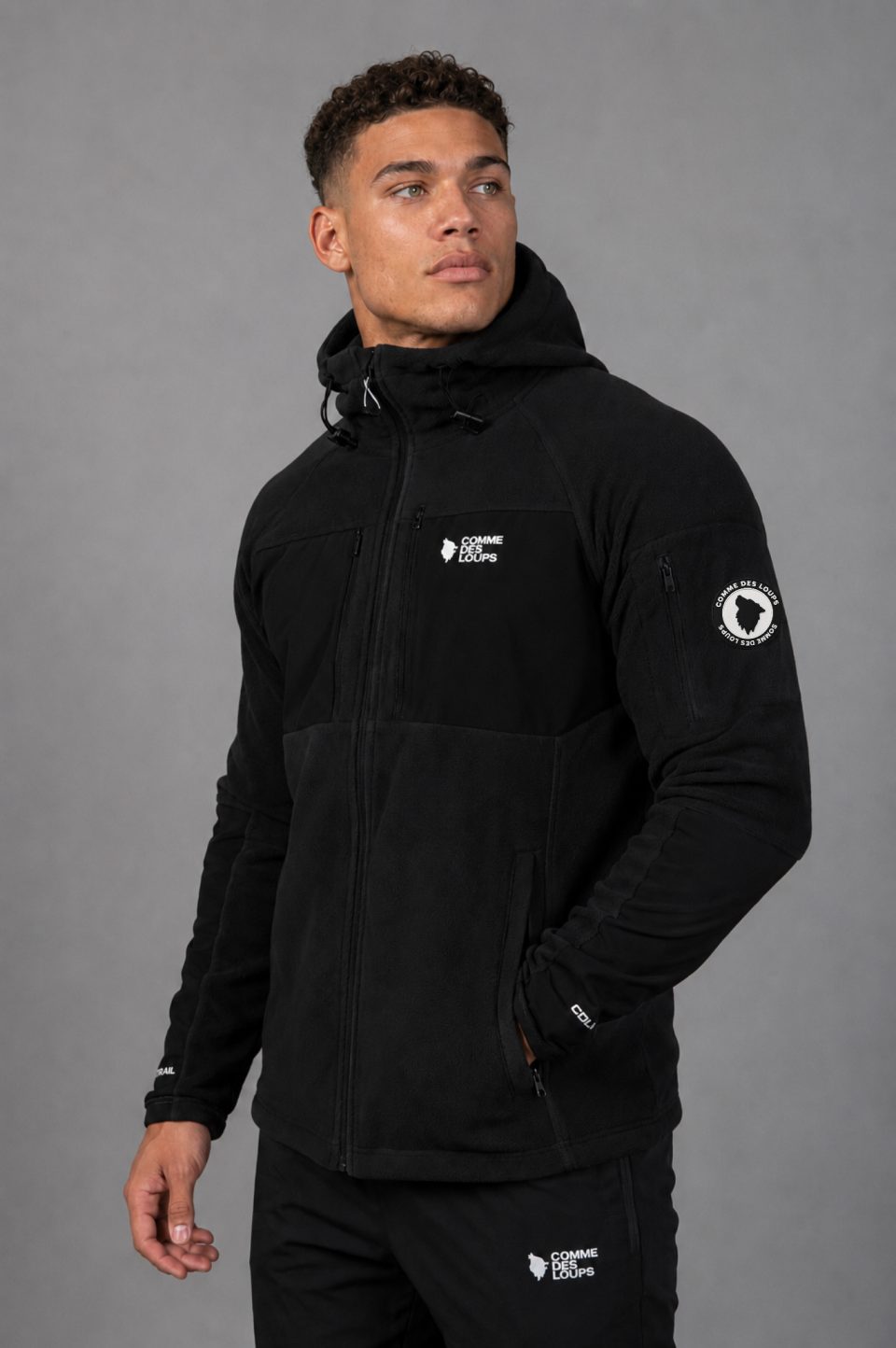 Veste Polaire Homme Comme Des Loups PEAK Noir