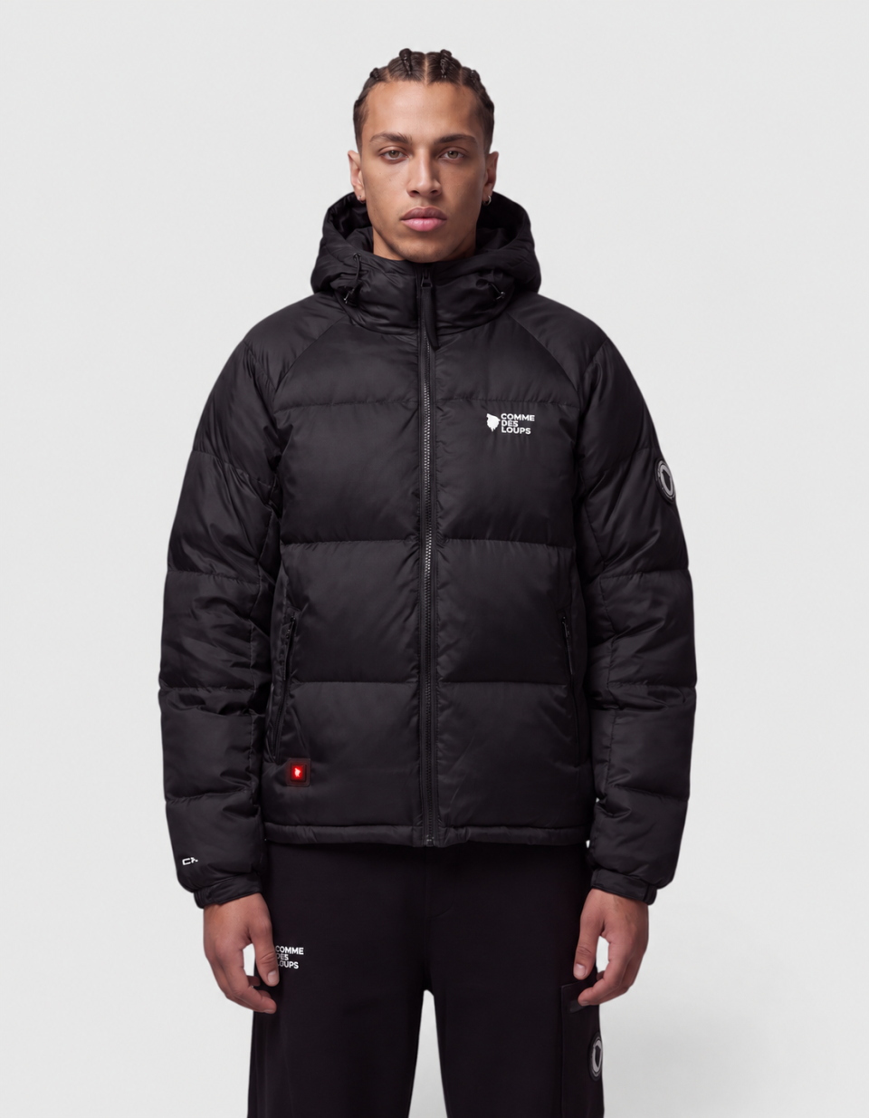 Doudoune Chauffante Capuche STORM Noir