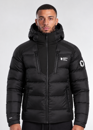 Homme en doudoune noire Comme des Loups