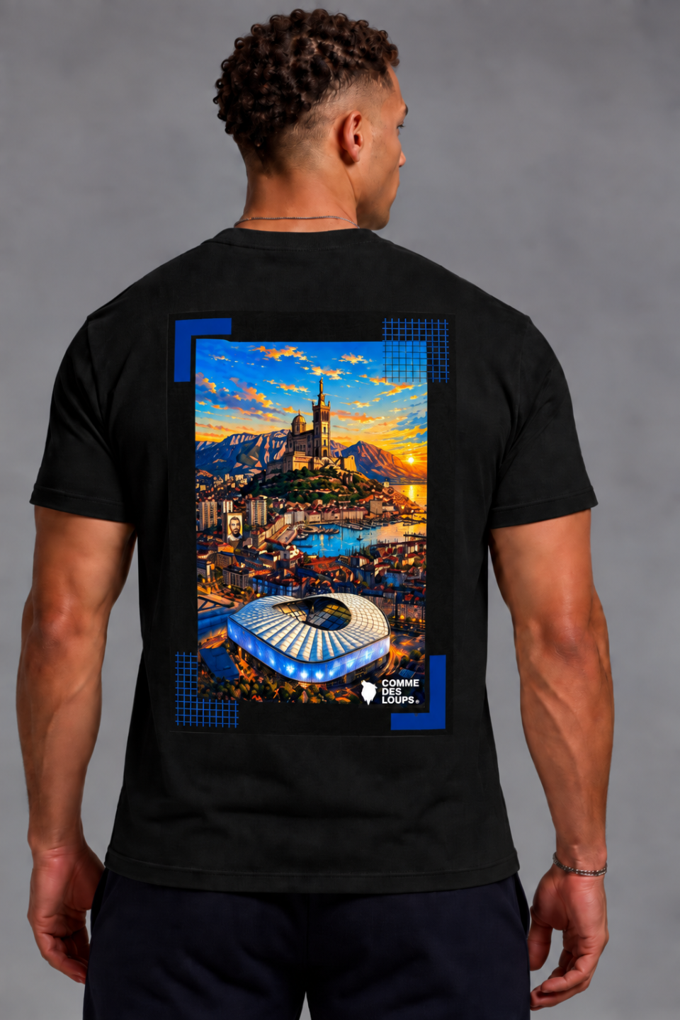 TEE-SHIRT CASTELLANE COMME DES LOUPS NOIR