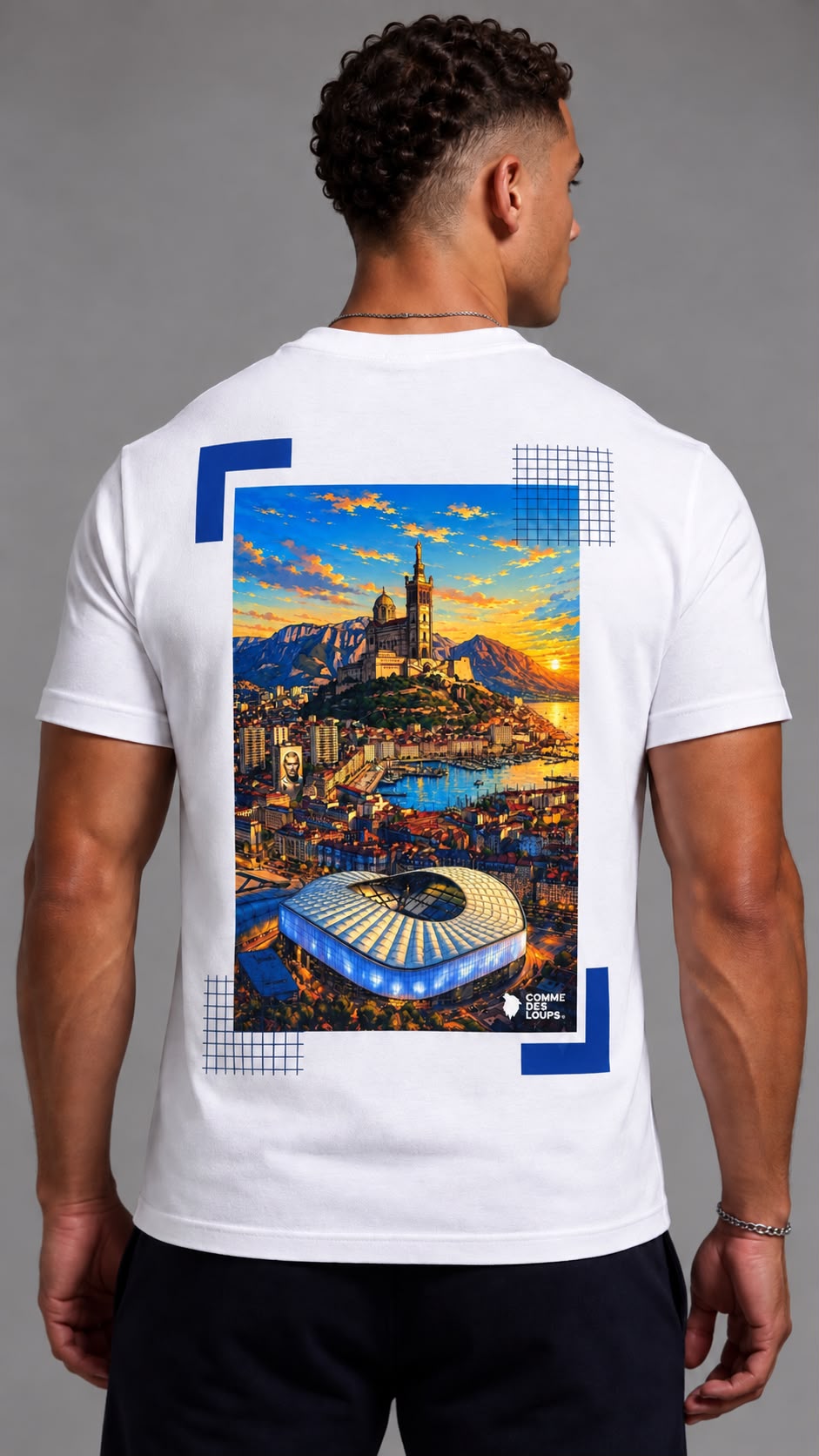 TEE-SHIRT CASTELLANE COMME DES LOUPS BLANC